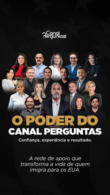 Sou profundamente grato a cada parceiro, patrocinador e amigo que caminha ao nosso lado. Nada disso seria possível sem pessoas que acreditam no propósito antes do resultado. Graças a essa união, conseguimos ajudar milhares de pessoas com informações valiosas, reais e práticas, que fazem o sonho americano deixar de ser promessa e virar conquista de verdade. Isso é trabalho em conjunto, é confiança, é impacto positivo na vida de quem precisa de direção. E se você ou sua empresa querem fazer parte dessa transformação e se tornar patrocinador do Canal Perguntas, é só falar com o nosso time pelo direct.

#CanalPerguntas #Gratidão #ParceriasQueTransformam #ComunidadeBrasileira #SonhoAmericano