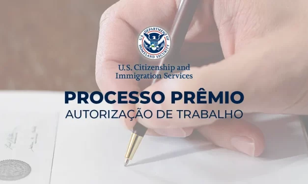 Processo prêmio para autorização de trabalho