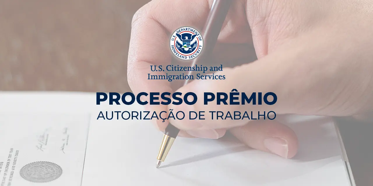 Processo prêmio para autorização de trabalho