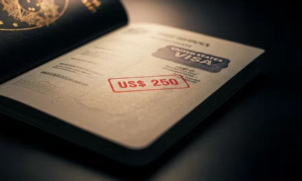 Visto de turista: taxa adicional de US$ 250