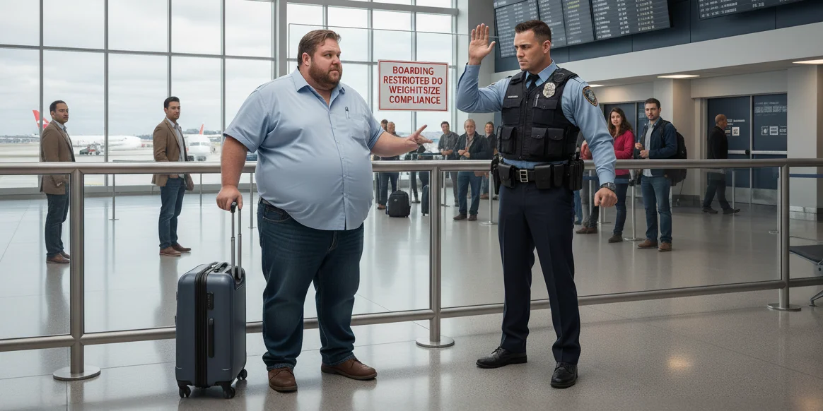 Gordo não entra mais nos EUA?