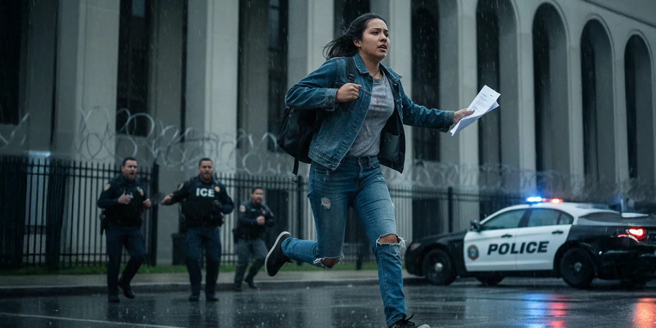 Imigrantes não indo para corte de deportação