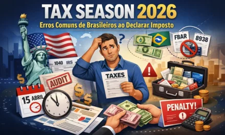 Tax Season 2026, erros comuns de brasileiros ao declarar imposto