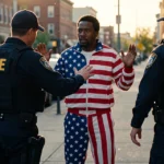 ICE prendendo americano